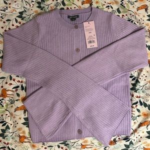 wild fable lavender bell sleeve cardigan w/ slits size xxs